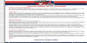 [PSG] Communiqué du 15/12/2025