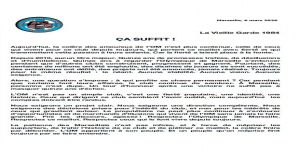 [Marseille] ça suffit ! La Vieille Garde veut un projet pour le club 