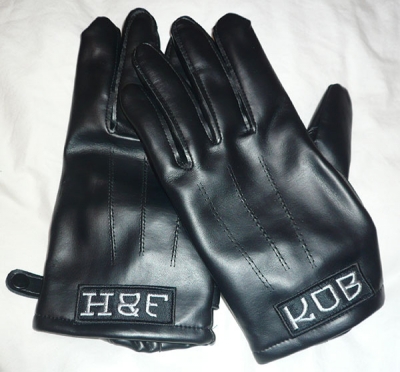 Gant cuir Tribune Boulogne 1978