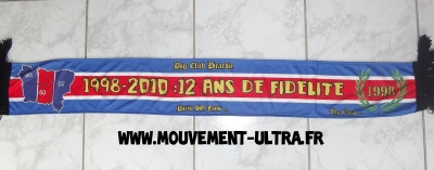Echarpe satin PSG Club Picardie