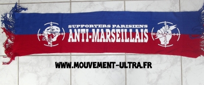 Echarpe floquée anti marseillais