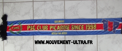 Echarpe satin PSG Club Picardie